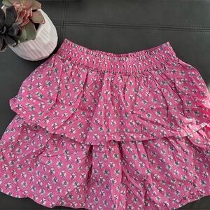 Crewcuts girl size 12 pink summer skirt Like New